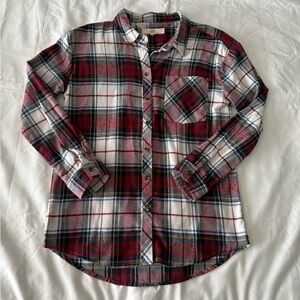 Red And White Plaid Flannel